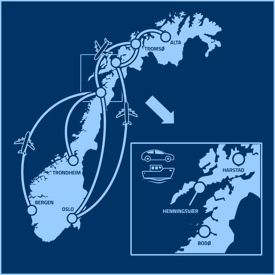 Lofoten Bryggeleiligheter Henningsvær Exteriör bild